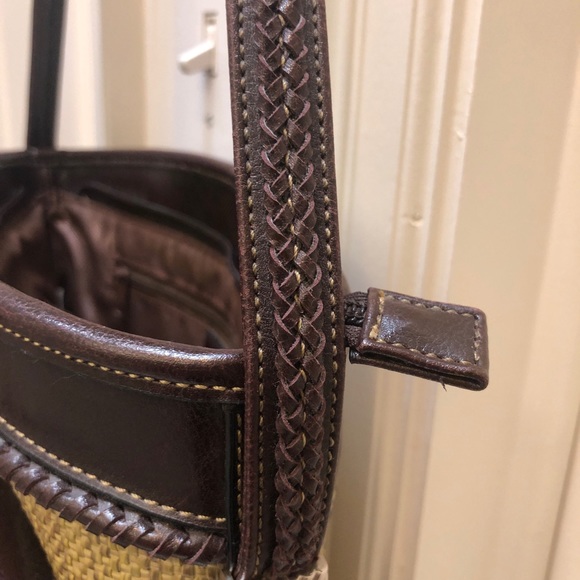 New! Super cute. Organize yourself w/this Pretty, Burlap, Silver, Brown NWOT - Picture 8 of 16